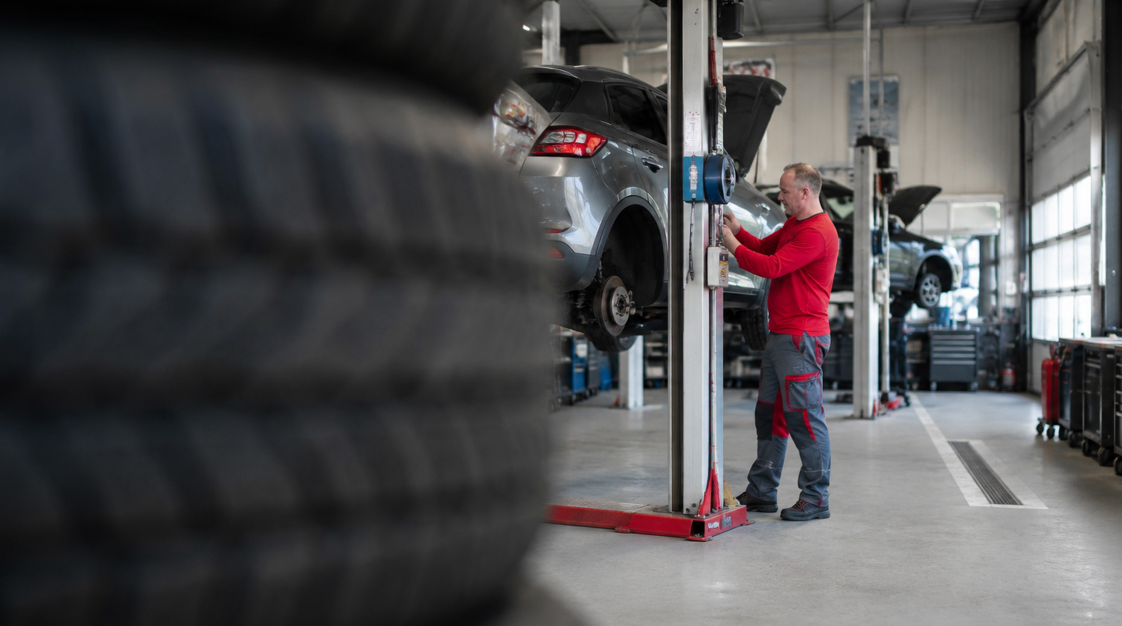 Werkstatt der Garage M. Steiner in Oberdiessbach